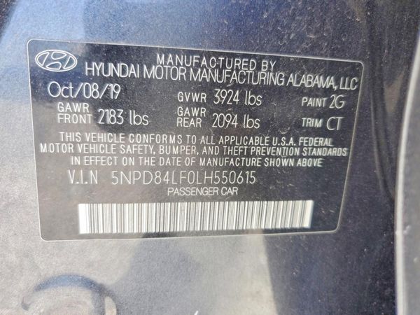 2020 HYUNDAI ELANTRA