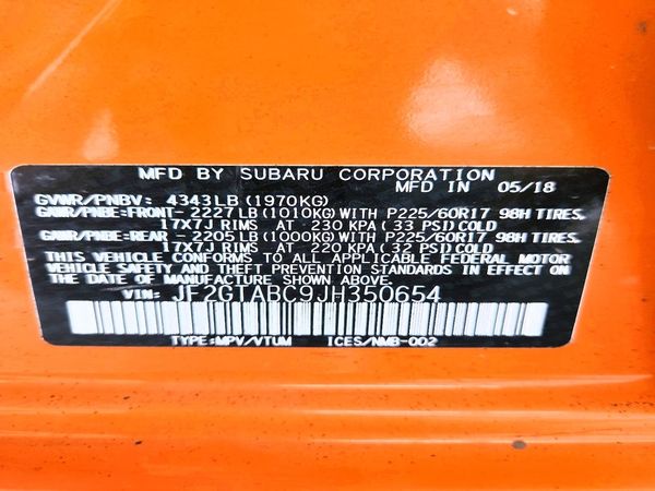 2018 SUBARU CROSSTREK Premium