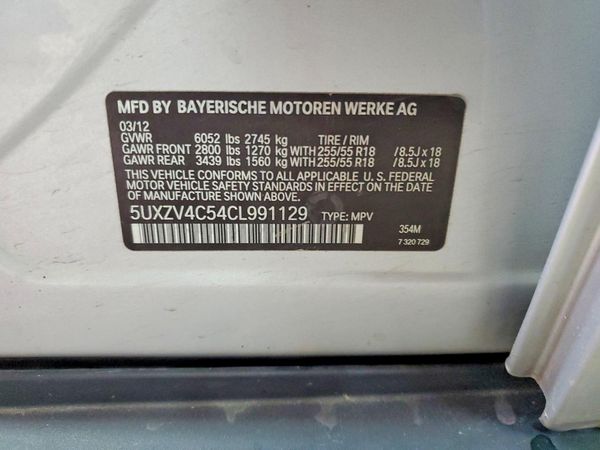 2012 BMW X5 xDrive35i