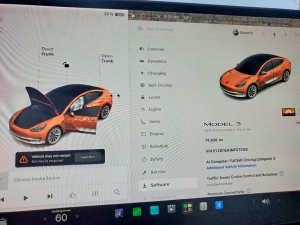 2021 TESLA MODEL 3 — ODOM