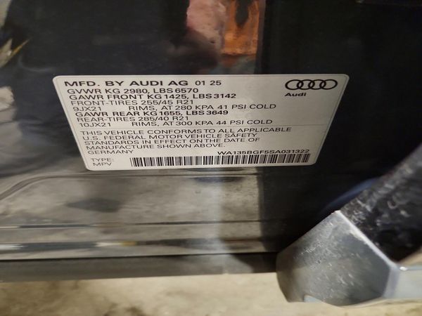 2025 AUDI SQ6 E-TRON e-tron quattro Prestige