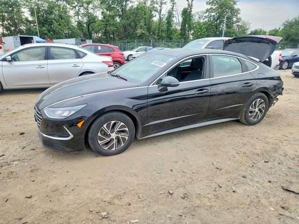 2021 HYUNDAI SONATA Blue — Front 3/4