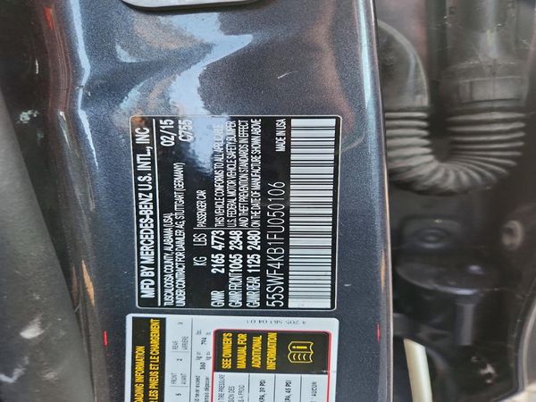 2015 MERCEDES-BENZ C 4-MATIC