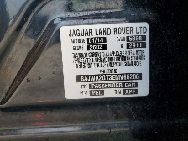 2014 JAGUAR XJ XJL Supercharged