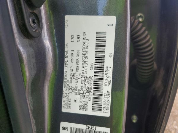 2020 TOYOTA TUNDRA SR5 Grade