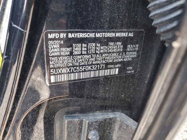 2015 BMW X3 xDrive35i