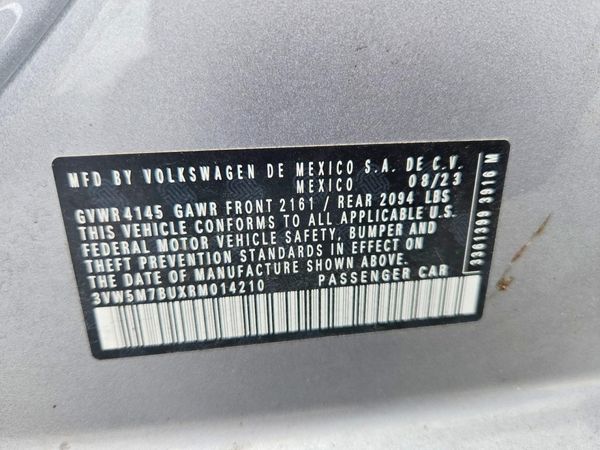 2024 VOLKSWAGEN JETTA S, S (AQ301 Trans)