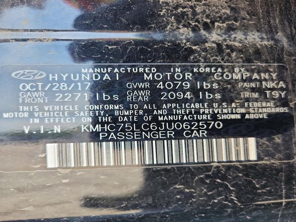 2018 HYUNDAI IONIQ