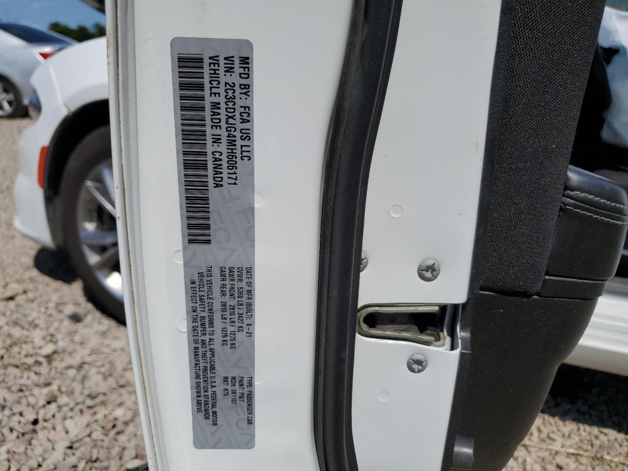 2021 DODGE CHARGER SXT