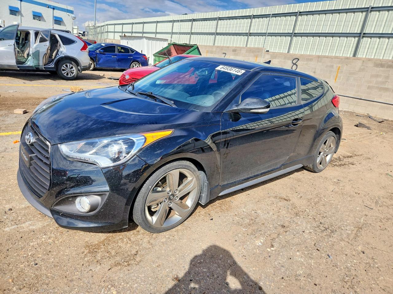 2015 HYUNDAI VELOSTER — Front 3/4