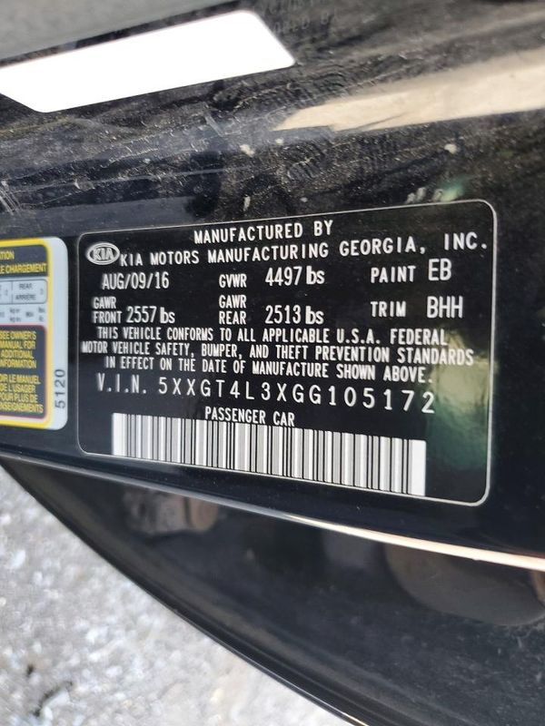 2016 KIA OPTIMA