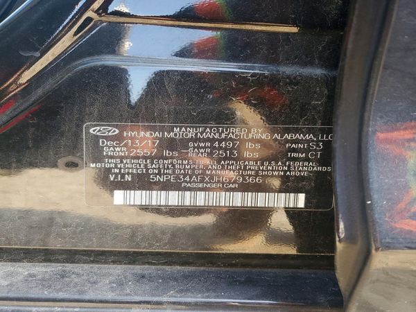 2018 HYUNDAI SONATA