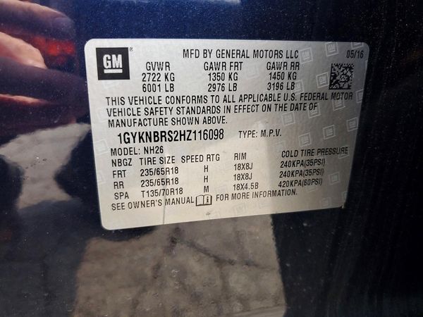 2017 CADILLAC XT5 Luxury