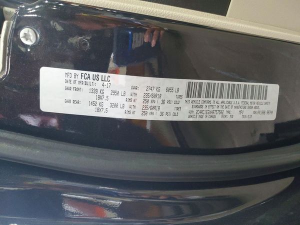 2017 CHRYSLER PACIFICA