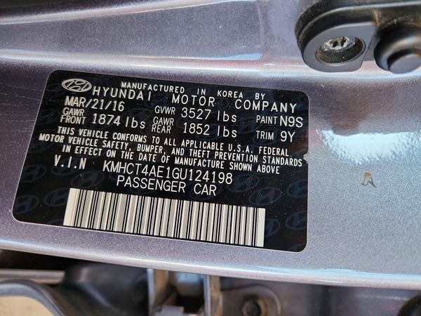 2016 HYUNDAI ACCENT