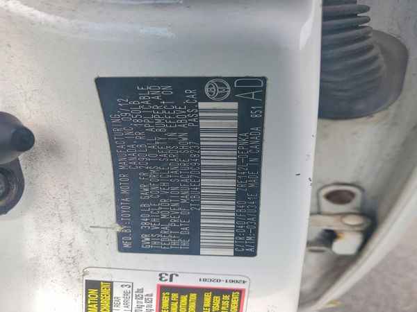 2013 TOYOTA COROLLA