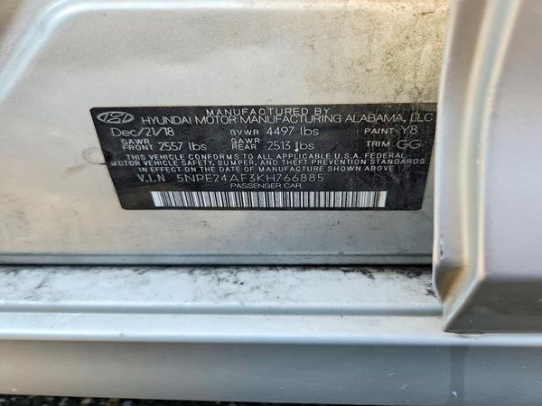 2019 HYUNDAI SONATA Eco Turbo, SE