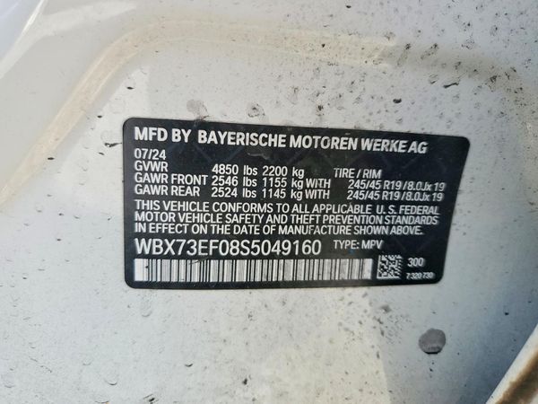 2025 BMW X1 xDrive28i — VINS