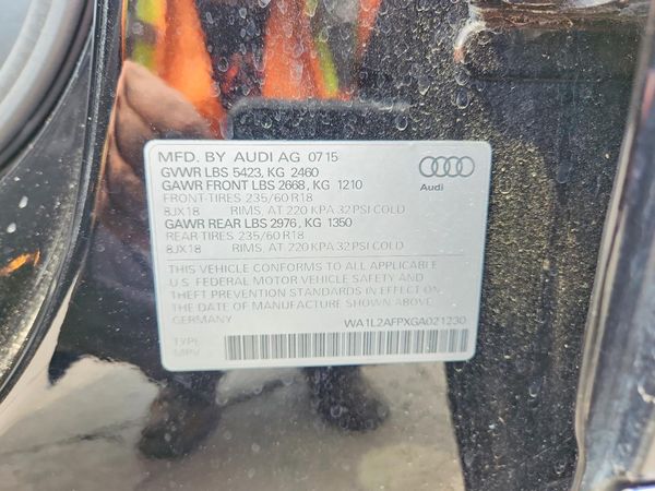 2016 AUDI Q5 quattro Premium Plus