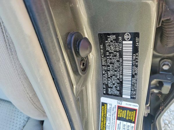 2013 TOYOTA CAMRY — VINS