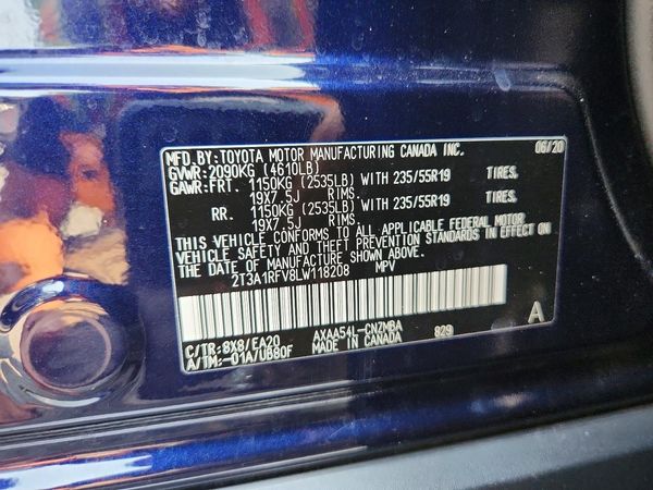 2020 TOYOTA RAV4 XLE Premium