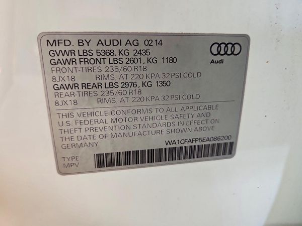 2014 AUDI Q5