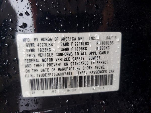 2016 ACURA ILX Premium/Tech