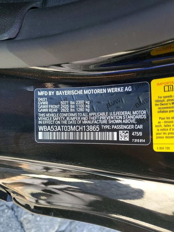 2021 BMW M440I