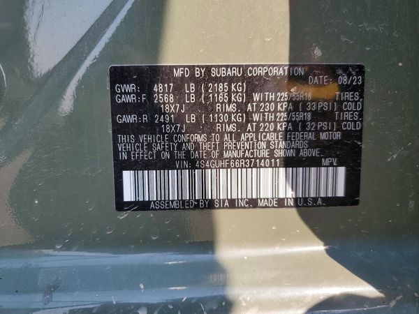 2024 SUBARU CROSSTREK Sport