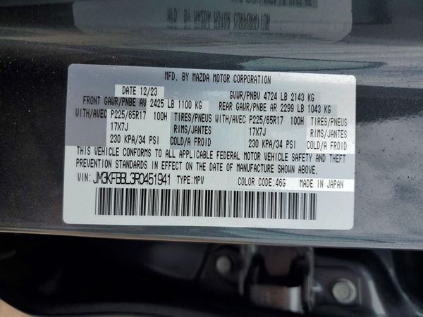 2024 MAZDA CX-5 Select Package