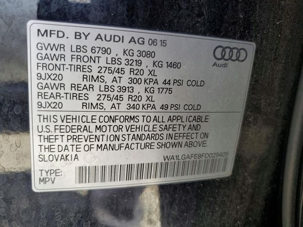 2015 AUDI Q7 Premium Plus
