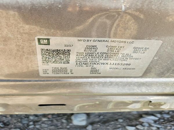 2018 CHEVROLET TRAVERSE Premier