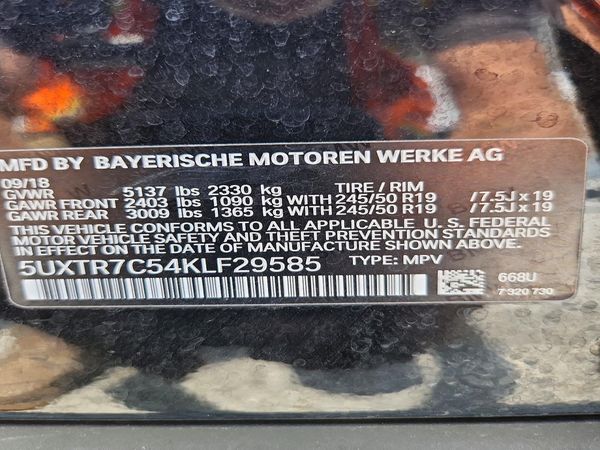 2019 BMW X3 sDrive30i