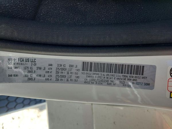 2020 RAM 1500 Laramie