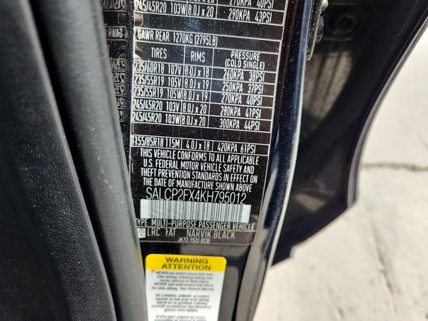 2019 LAND ROVER DISCOVERY SPORT SE
