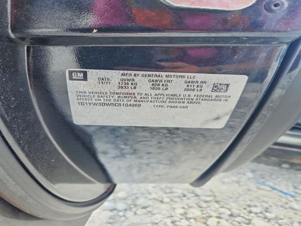 2012 CHEVROLET CORVETTE Grand Sport 3LT