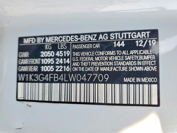 2020 MERCEDES-BENZ A A220-4M