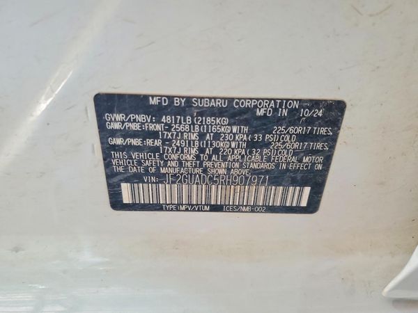 2024 SUBARU CROSSTREK