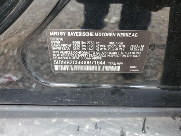 2016 BMW X5 SDRIVE35I