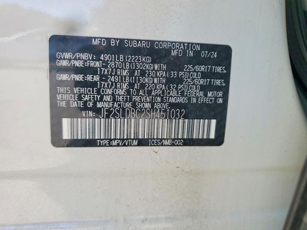 2025 SUBARU FORESTER Premium Base