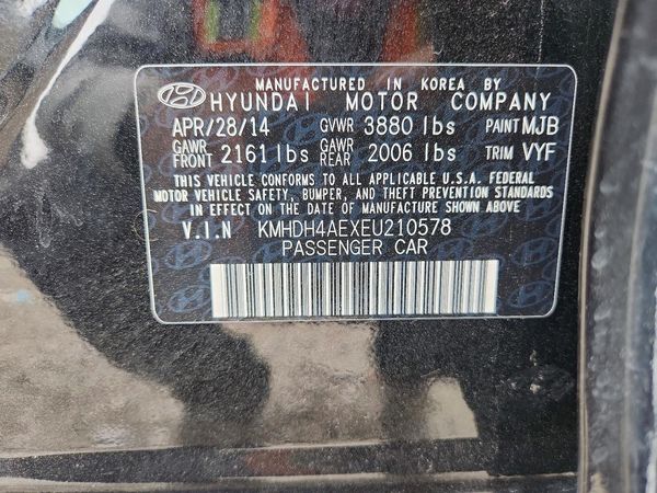 2014 HYUNDAI ELANTRA GLS (Middle)