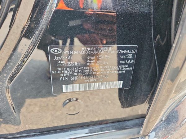 2020 HYUNDAI SONATA