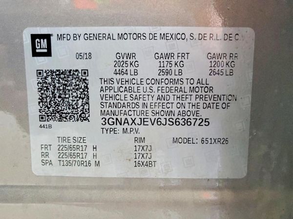 2018 CHEVROLET EQUINOX