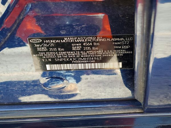 2021 HYUNDAI SONATA N Line