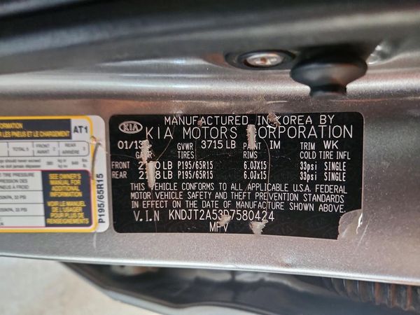 2013 KIA SOUL All Trims
