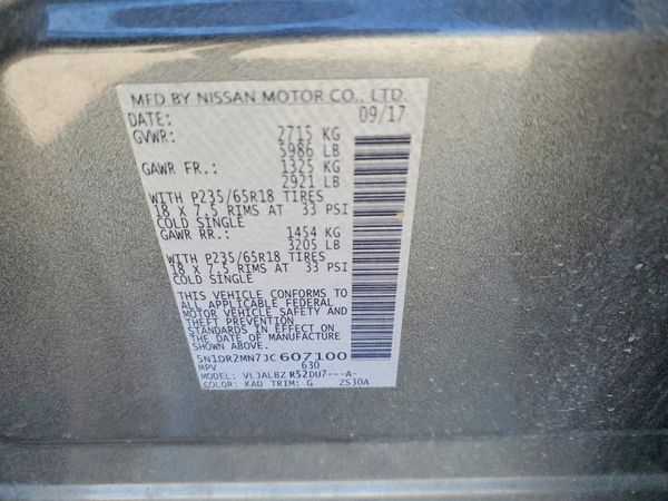 2018 NISSAN PATHFINDER