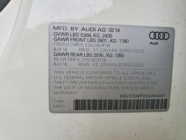 2014 AUDI Q5