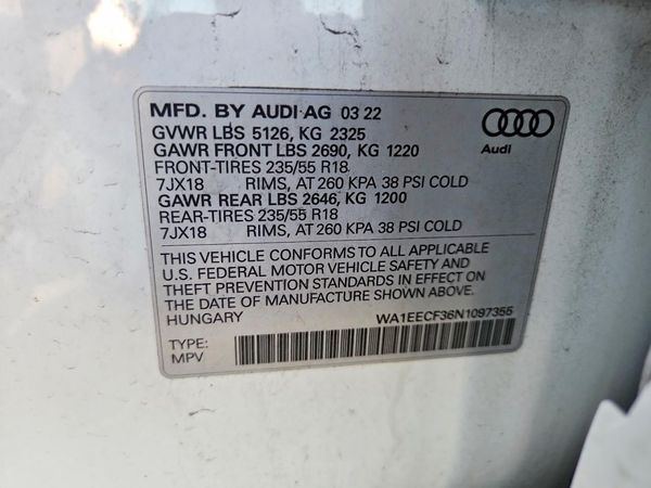 2022 AUDI Q3