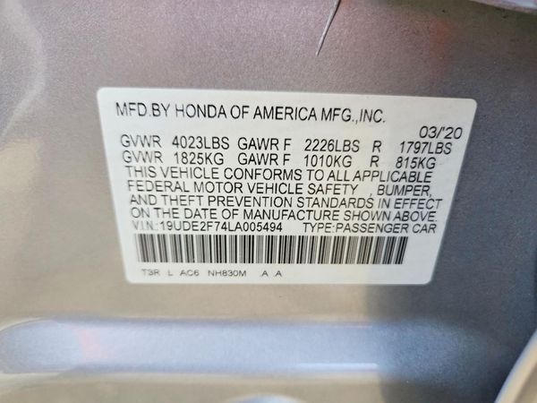 2020 ACURA ILX