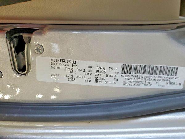 2017 DODGE GRAND CARAVAN SXT